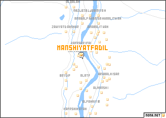 map of Manshīyat Fāḑil