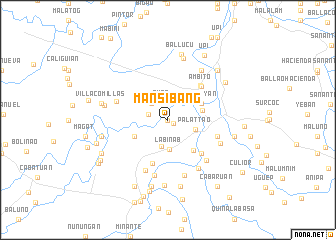 map of Mansibang