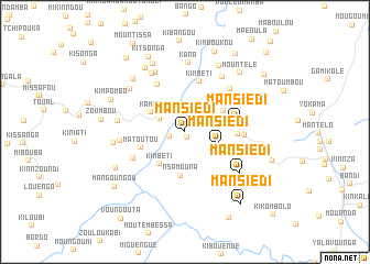 map of Mansiédi