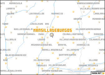 map of Mansilla de Burgos