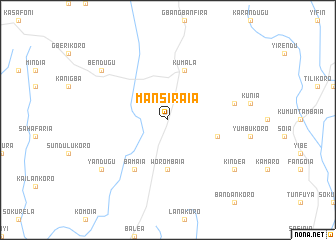 map of Mansiraia