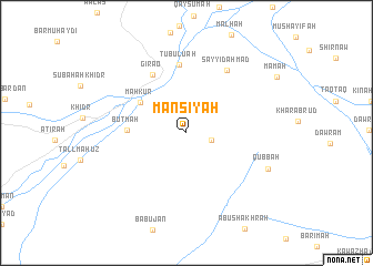 map of Mansīyah