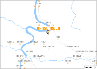 map of Mansonkolo