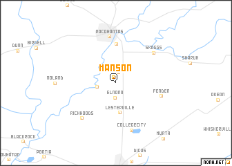 map of Manson