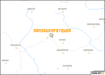 map of Mansouen Foyouom