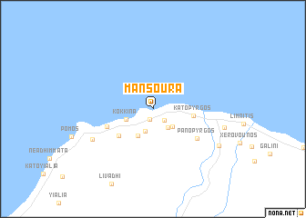map of Mansoura