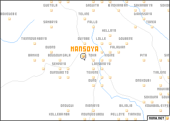 map of Mansoya