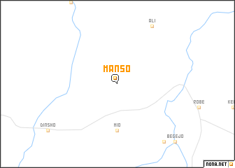 map of Manso