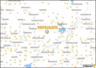 map of Mansu-dong