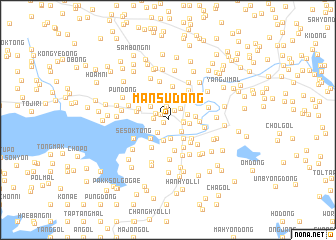 map of Mansu-dong