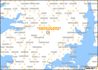 map of Mansu-dong