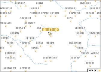 map of Mān Sung