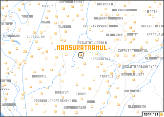 map of Manşūrat Nāmūl