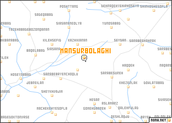 map of Manşūr Bolāghī