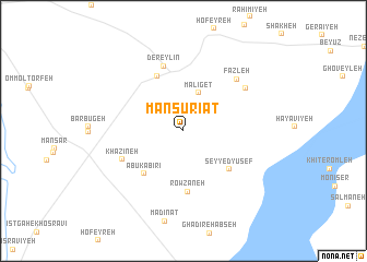 map of Manşūrīāt