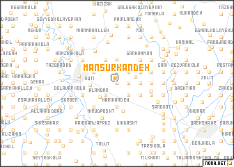 map of Manşūr Kandeh