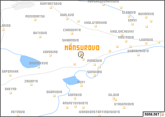 map of Mansurovo