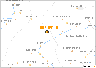 map of Mansurovo