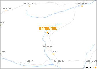 map of Mansurov