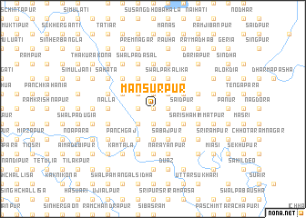 map of Mansurpur