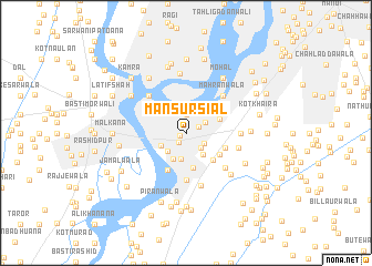 map of Mansūr Siāl