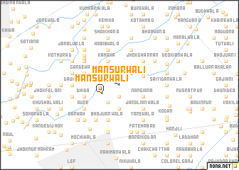 map of Mansūrwāli