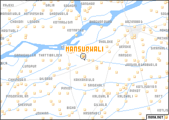 map of Mansūrwāli