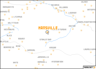 map of Mansville