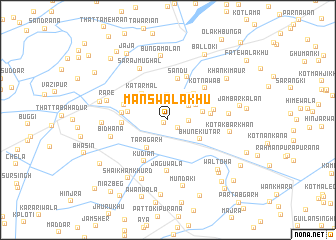 map of Mānswāla Khu