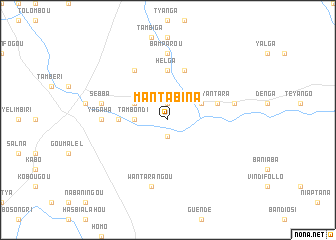 map of Mantabina