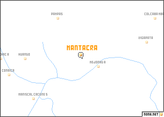 map of Mantacra