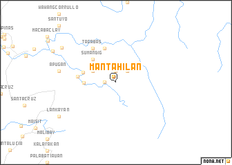 map of Mantahilan