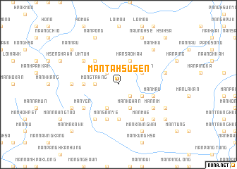 map of Mān Ta-hsu-sen