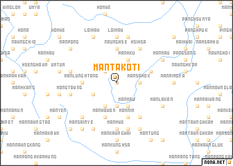 map of Mān Ta-ko-ti