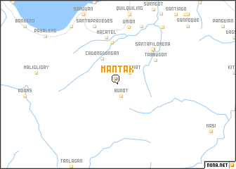 map of Mantak