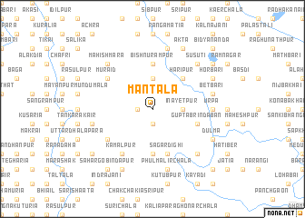 map of Mantala