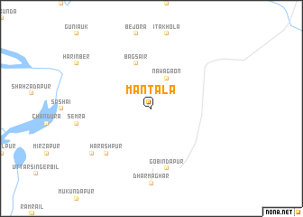 map of Mantala