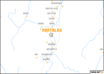 map of Mantalek