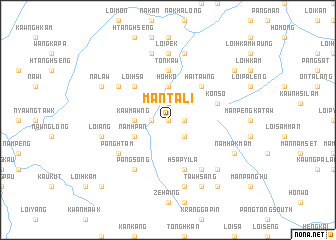 map of Mántali