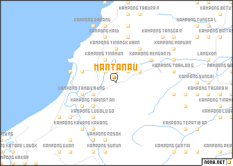 map of Mantanau