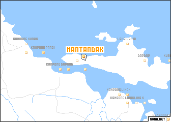 map of Mantandak