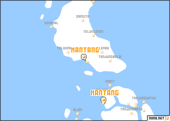 map of Mantang