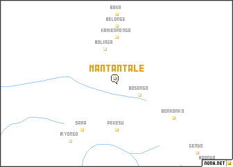 map of Mantantale