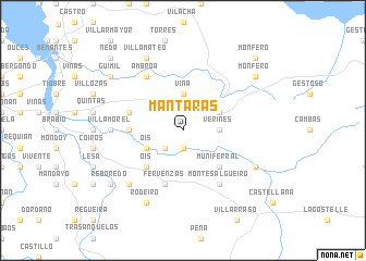 map of Mántaras