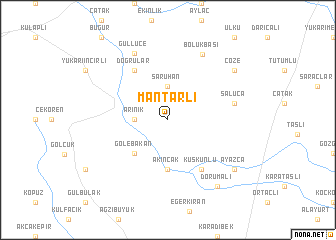 map of Mantarlı