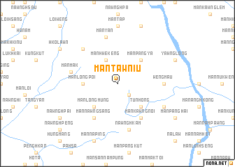 map of Mān Tawniu