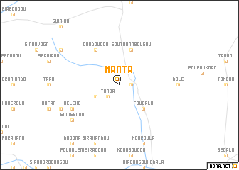 map of Manta