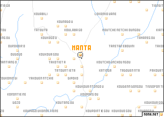 map of Manta