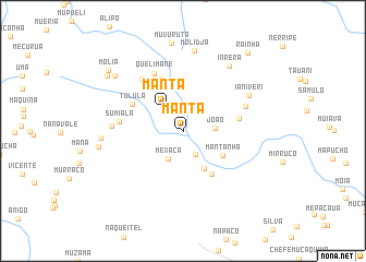 map of Manta