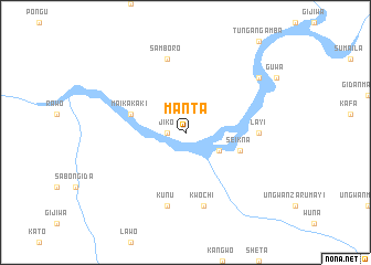 map of Manta